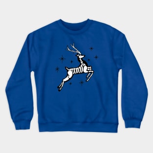 Skeleton Reindeer Crewneck Sweatshirt